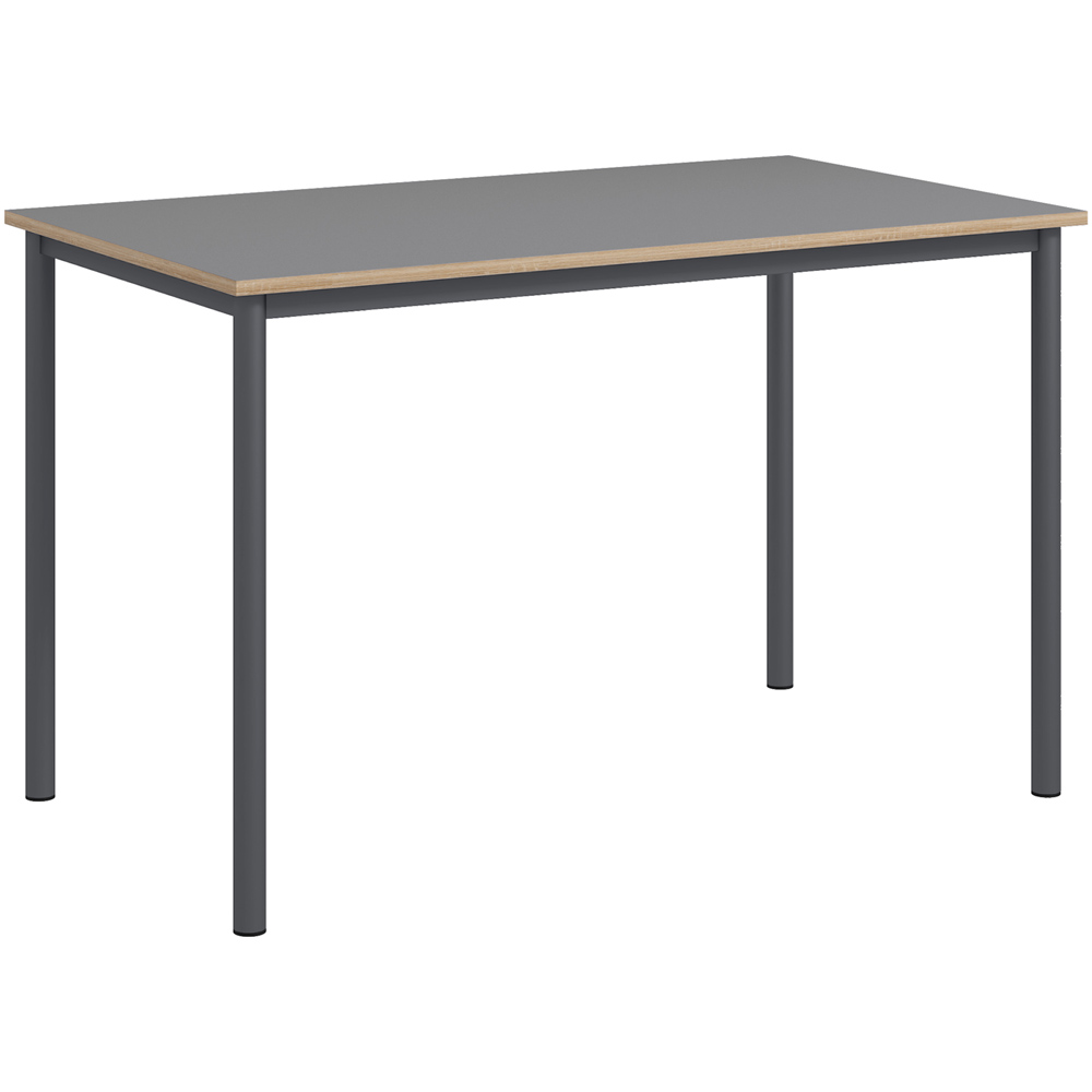 Portland 4 Seater Dining Table Grey Image 2