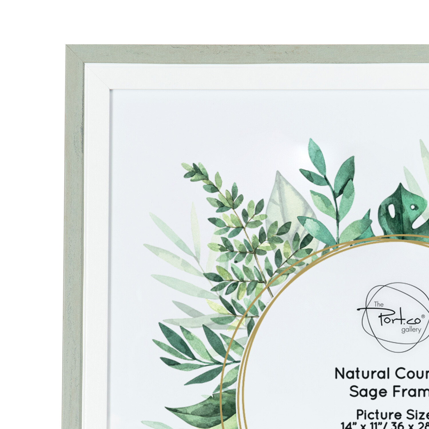 Natural Country Sage Frame - Grey / 14x11in Image 3