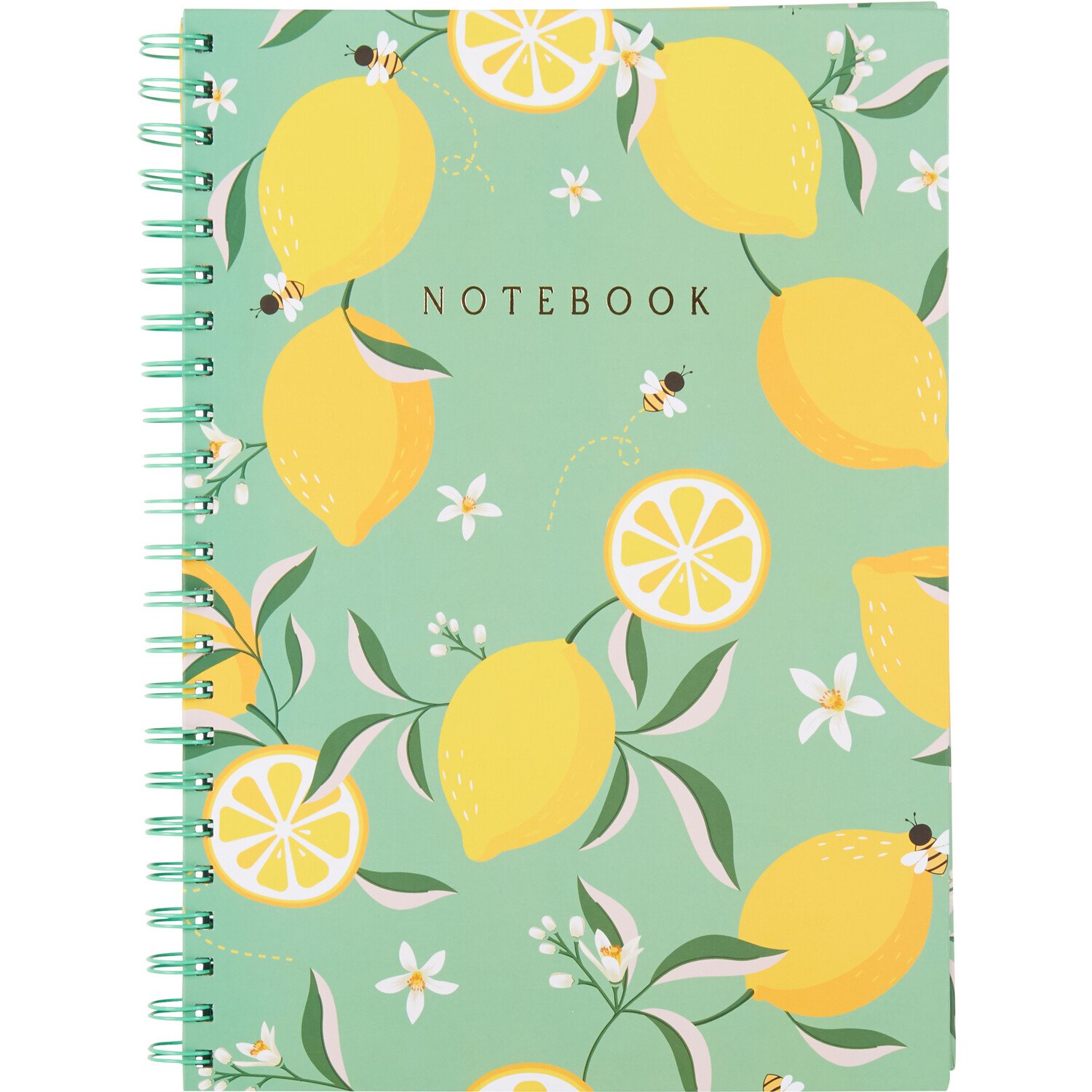 Lemon Spiral Notebook - A4 Image 1